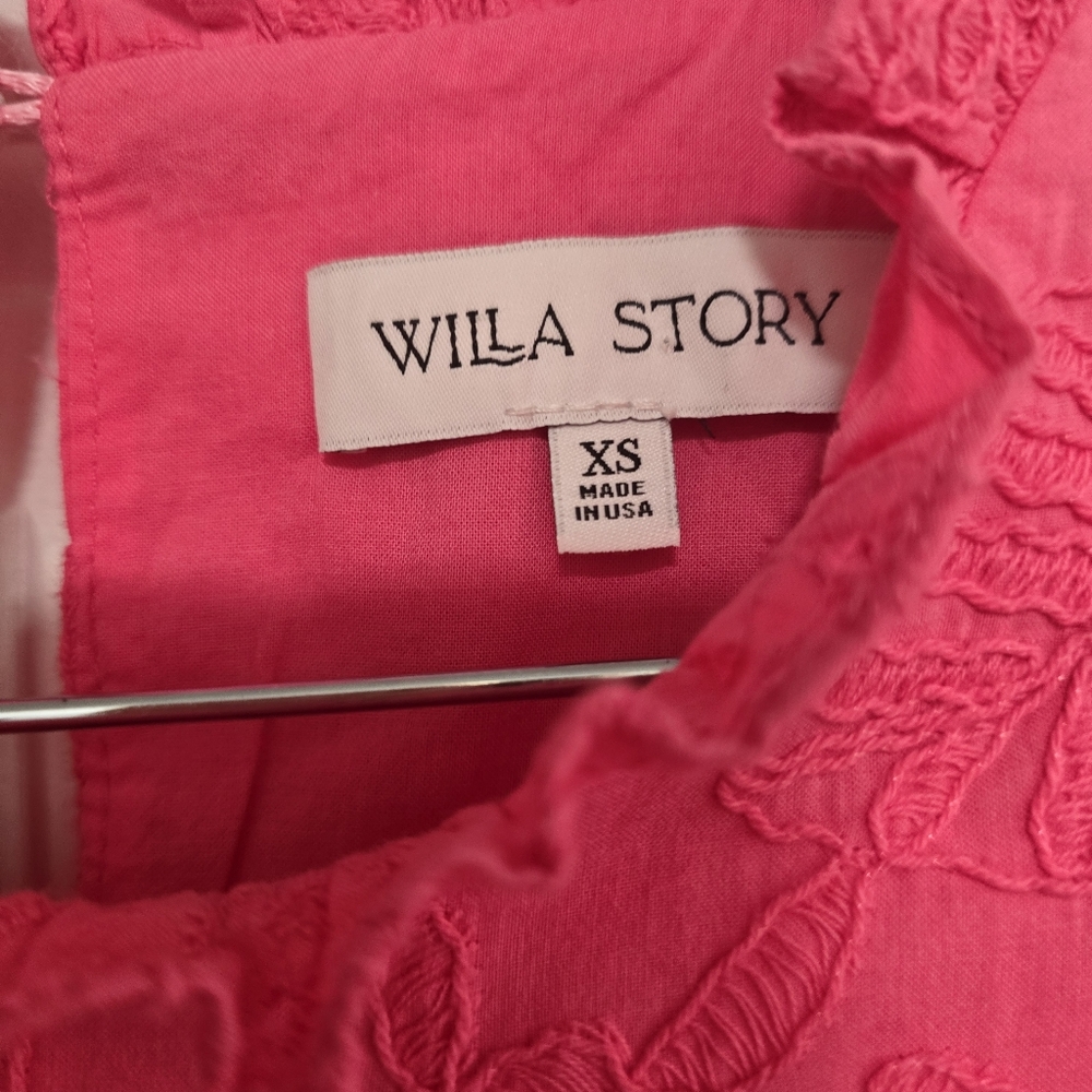 WILLA STORY Pink Eyelet Dress - Picture 4 of 11